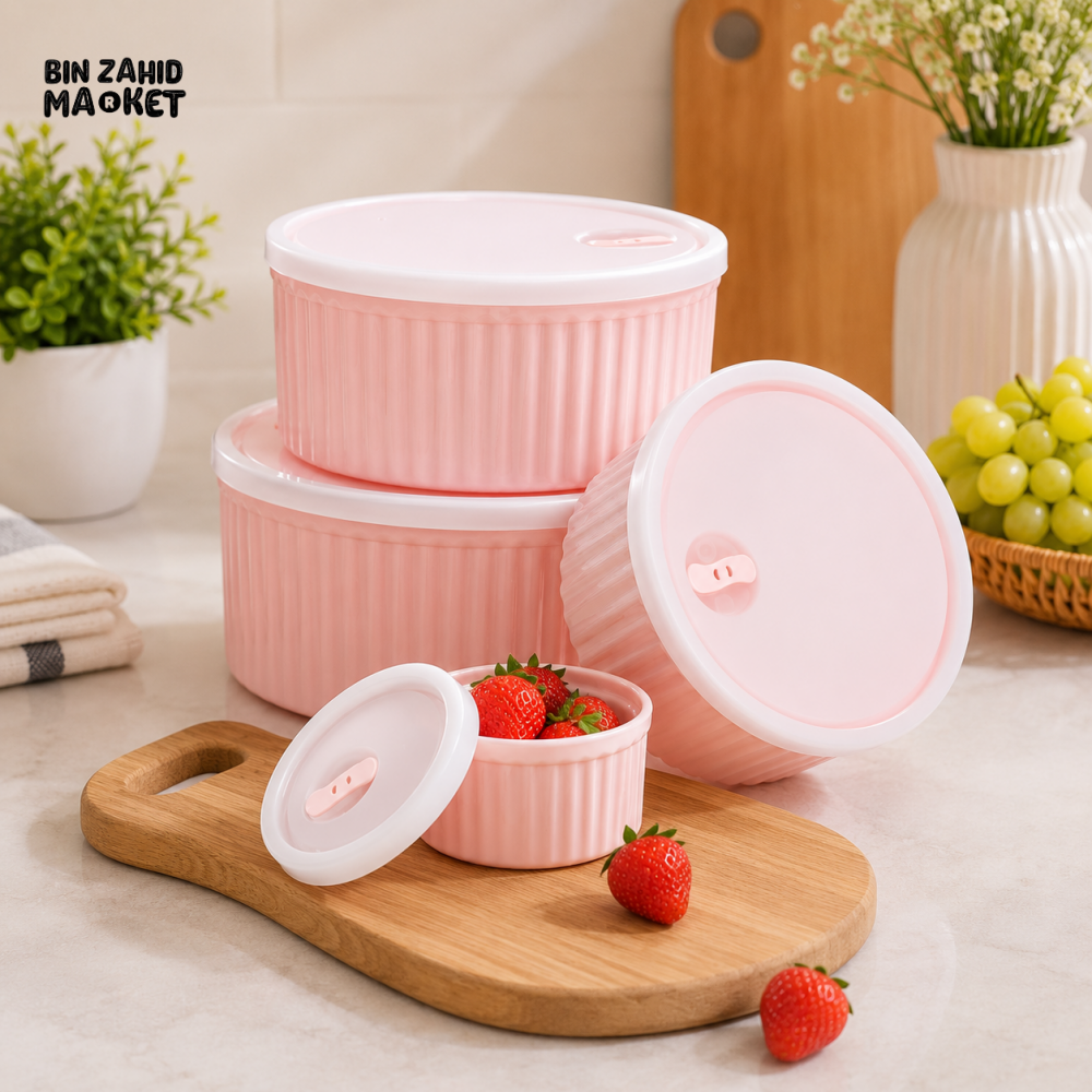 ZIBA ROUND FOOD STORAGE CONTAINER SET