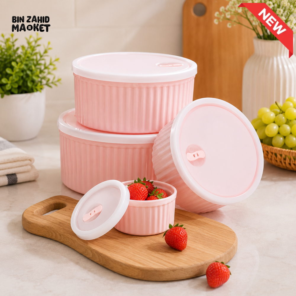 ZIBA ROUND FOOD STORAGE CONTAINER SET
