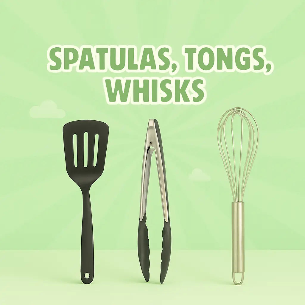 Spatulas Tongs Whisks