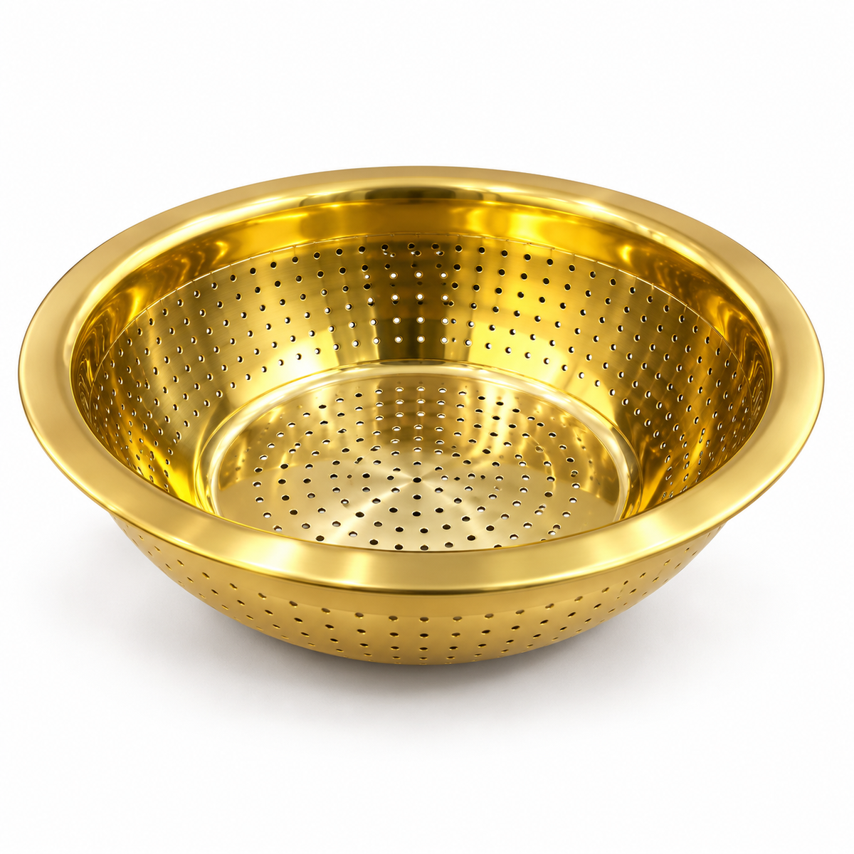 Danny Home Gold Colander Bowl - 28cm