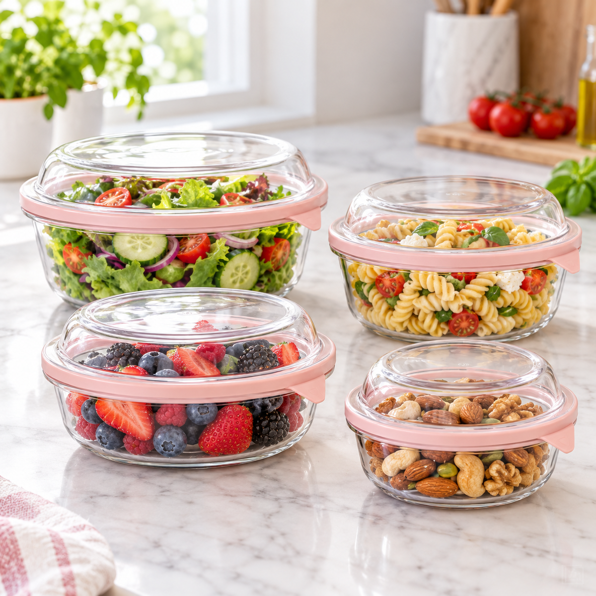 Limon Round Food Storage Set – 4 Pieces