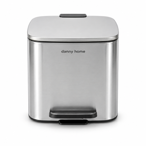 DANNY HOME SILVER PEDAL TRASH BIN - 6 Litre
