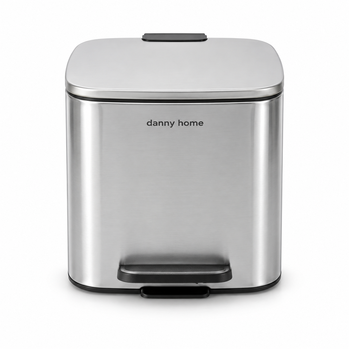 DANNY HOME SILVER PEDAL TRASH BIN