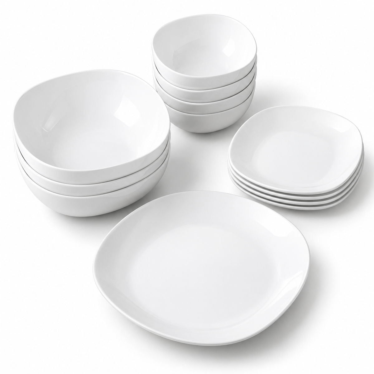 Danny Home White Dinner Set - 24 Pieces