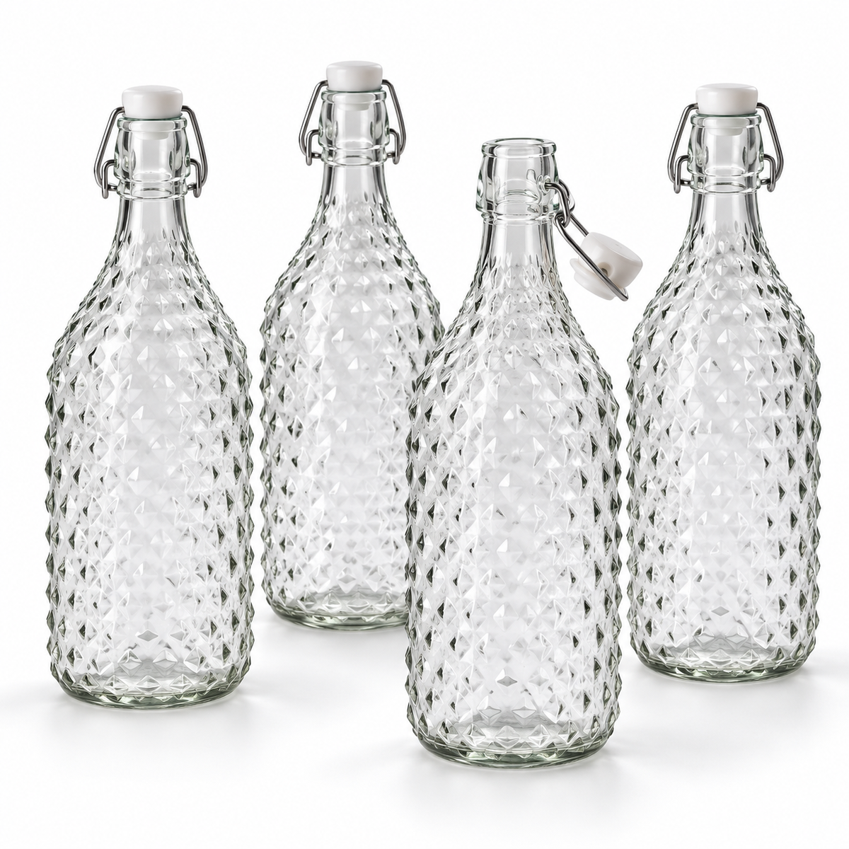 Danny Home 1 Piece Textured Swing-Top Bottle - 1000 ml
