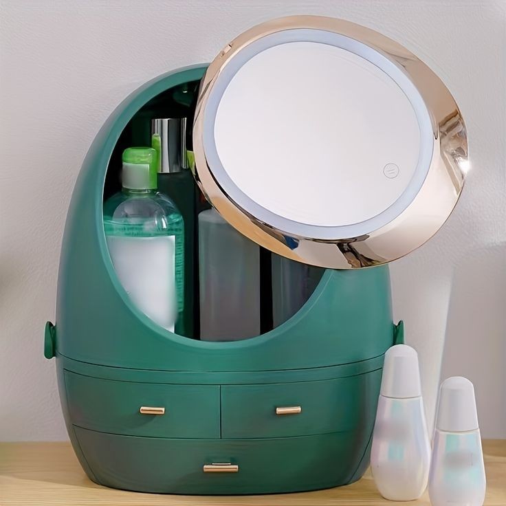 OVAL SHAPE COSMETICS ORGANIZER