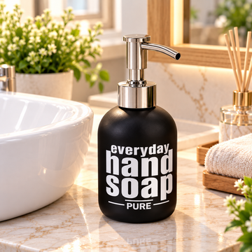 EVERYDAY HAND SOAP MATTE BLACK LIQUID SOAP DISPENSER