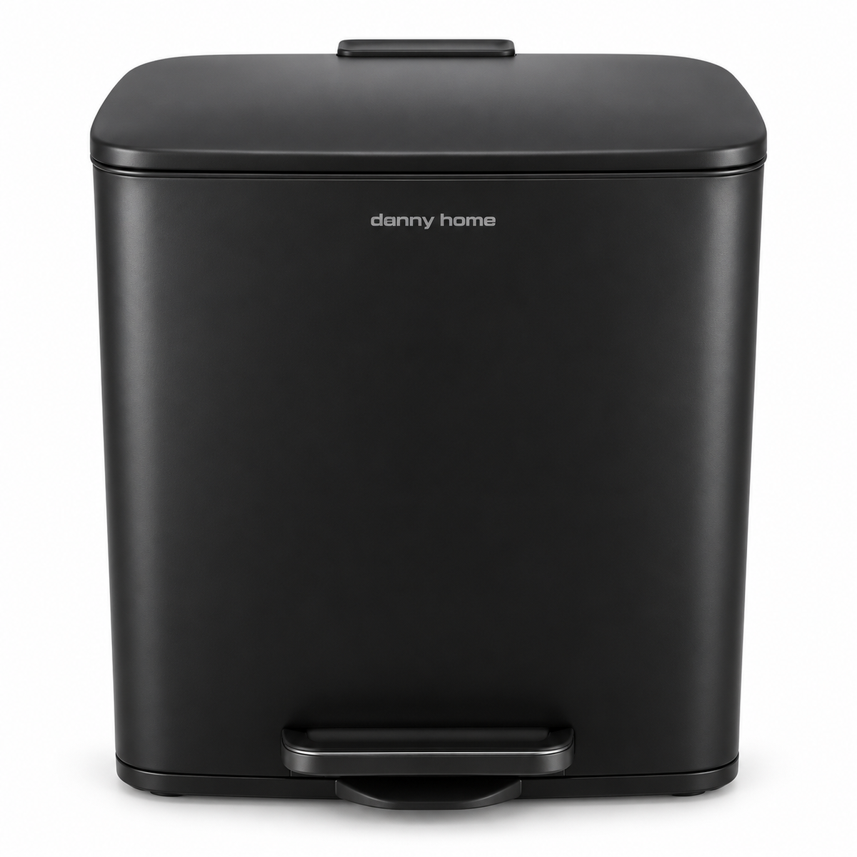 DANNY HOME BLACK RECTANGULAR PEDAL TRASH BIN