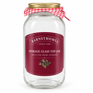 Danny Home Glass Storage Jar - 9 x 25 cm