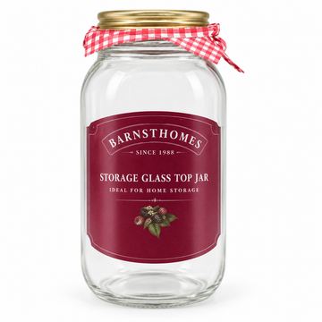 Danny Home Glass Storage Jar - 9 x 14 cm