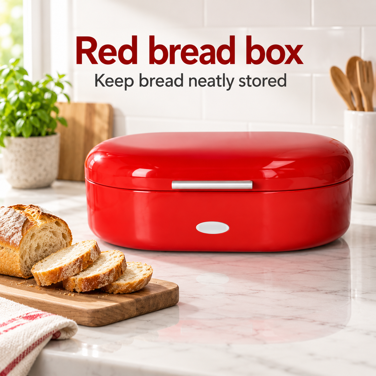 Danny Home Red Bread Box -14.5cm