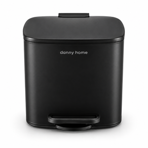 DANNY HOME BLACK PEDAL TRASH BIN - 6 Litre