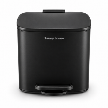 DANNY HOME BLACK PEDAL TRASH BIN - 6 Litre