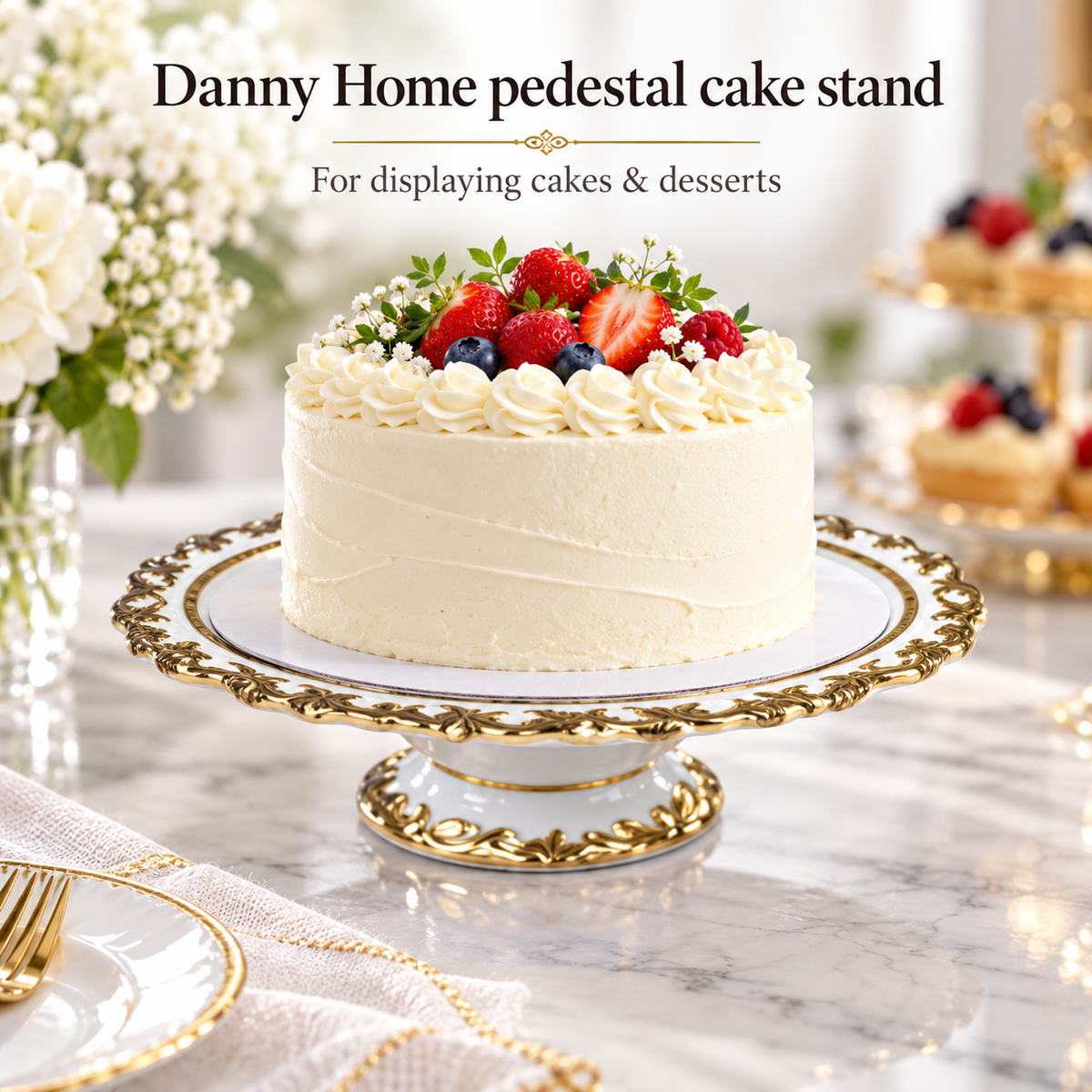 Danny Home pedestal cake stand