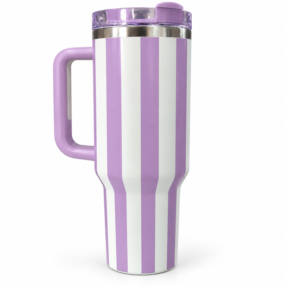 Striped Handle Tumbler