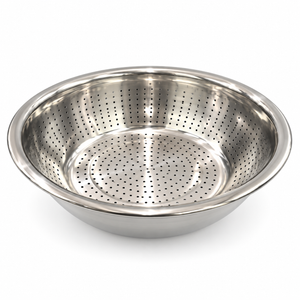 Danny Home Silver Colander Bowl - 22cm