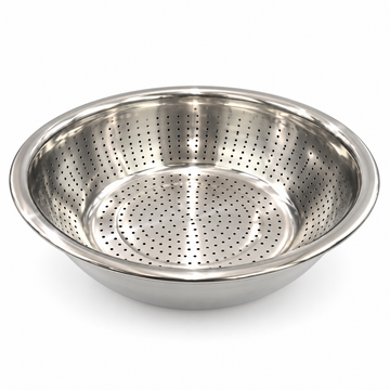 Danny Home Silver Colander Bowl - 22cm
