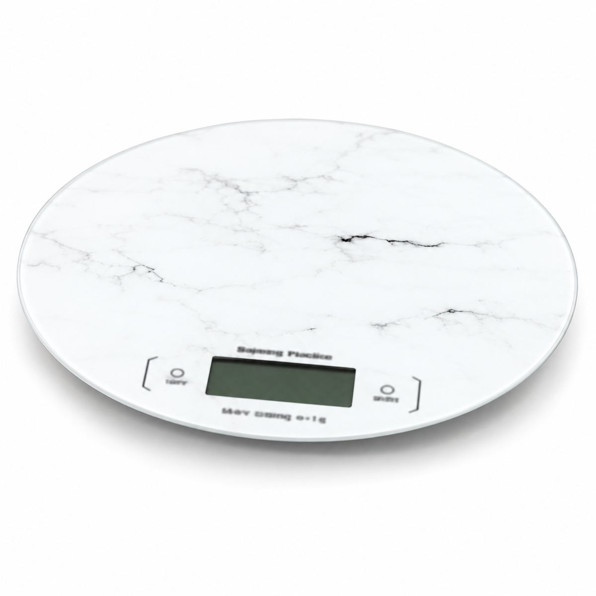 DANNY HOME WHITE ROUND DIGITAL KITCHEN SCALE