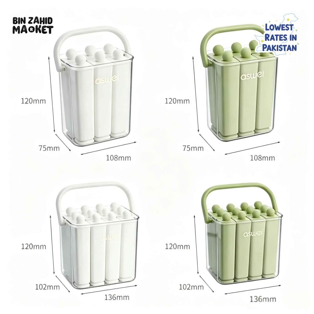 10-GRID SILICONE ICE POPSICLE MOLD