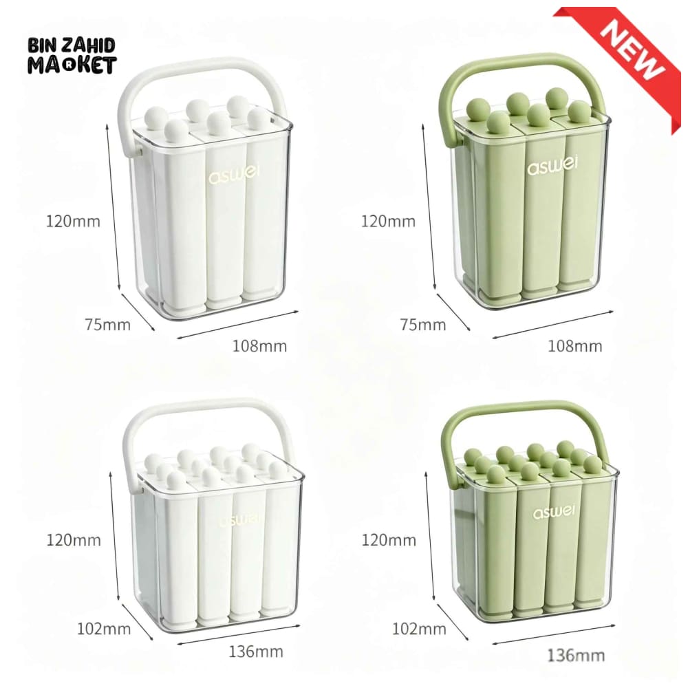 10-GRID SILICONE ICE POPSICLE MOLD
