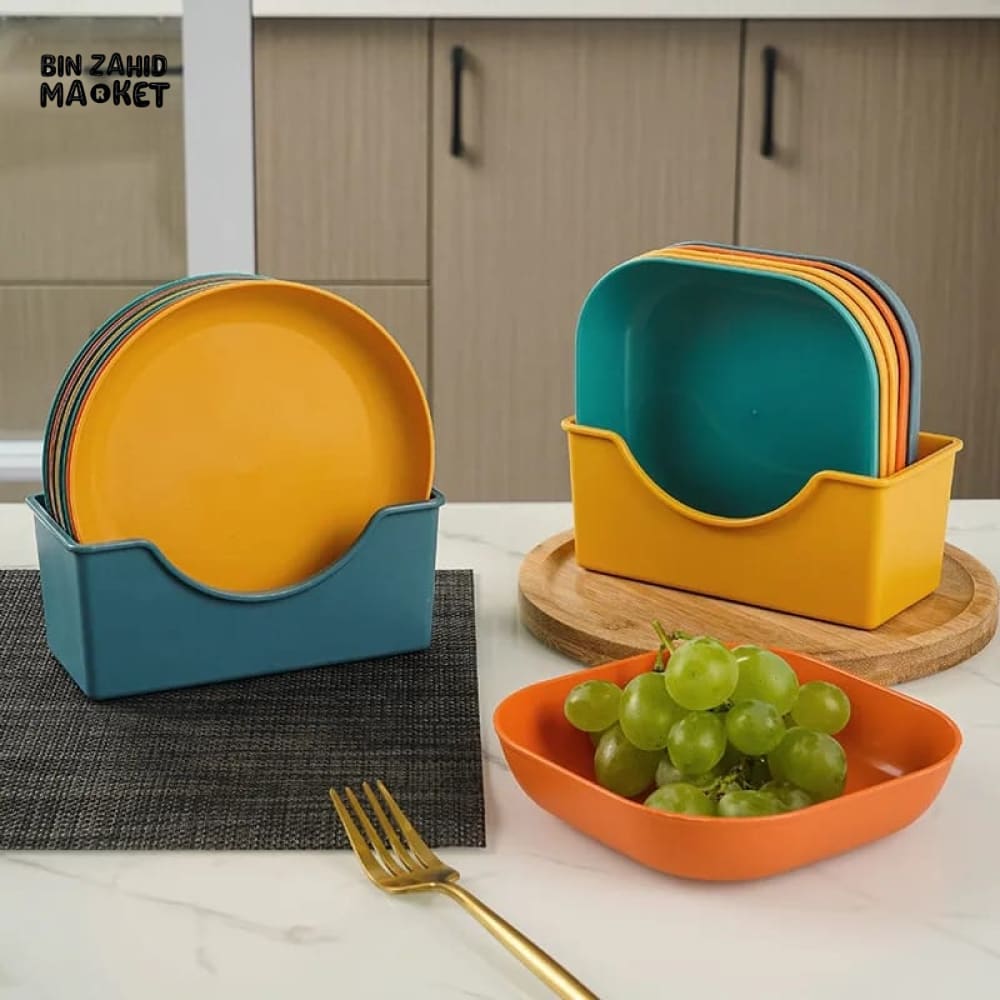 10 PIECES CREATIVE PLATE SET