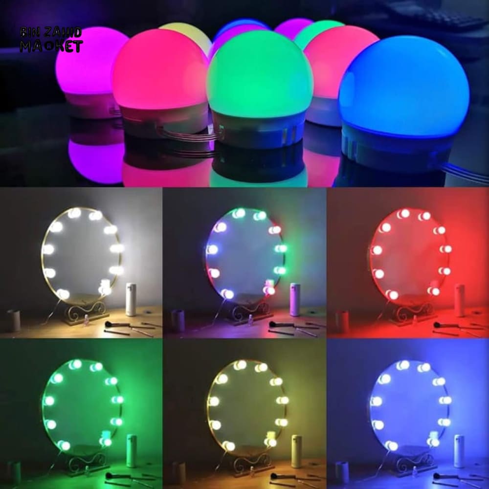 10 PIECES RGB VANITY BULB LIGHT