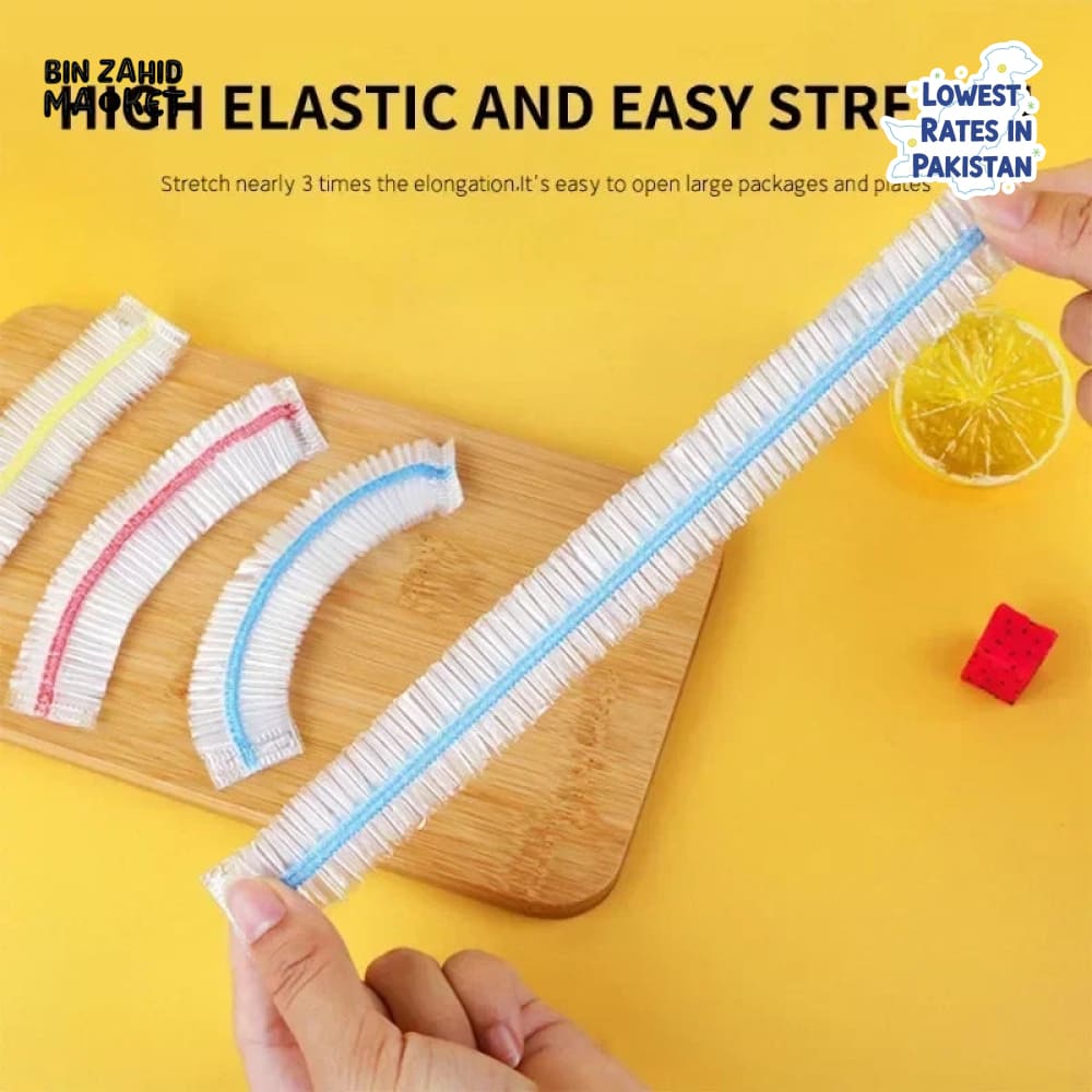 100 PIECES COLOFUL FOOD COVERS