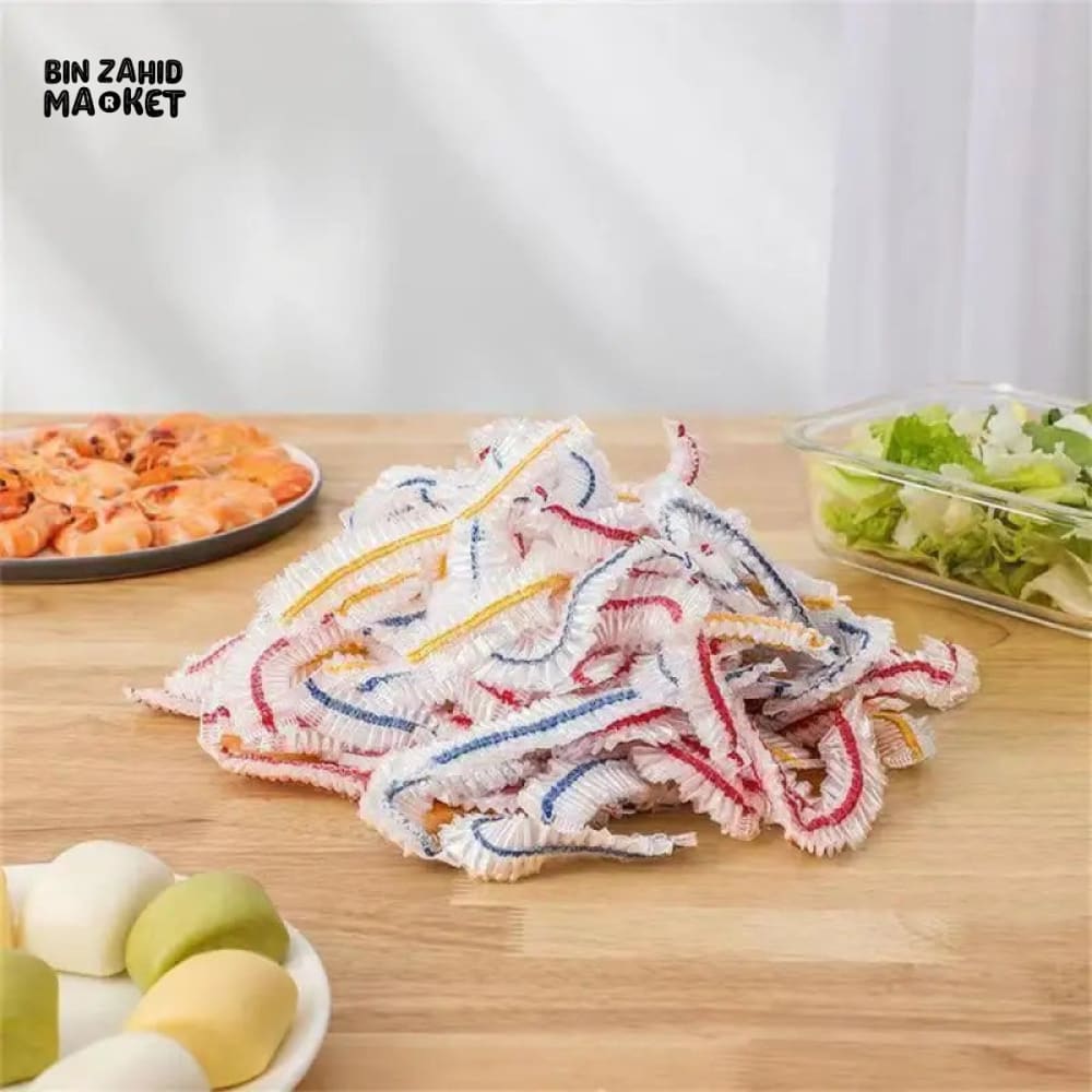 100 PIECES COLOFUL FOOD COVERS