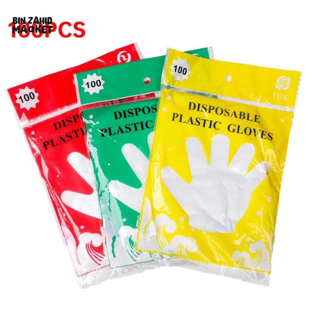 100 PIECES DISPOSABLE GLOVES