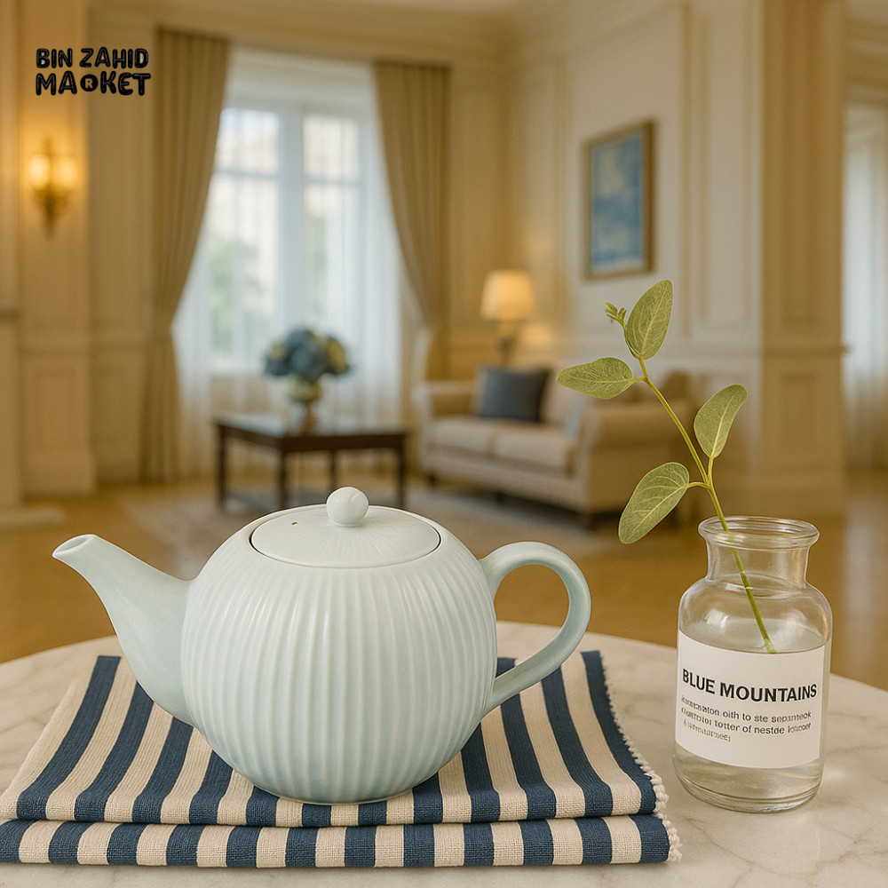 1000ML PORCELAIN TEA POT – LUXURY VILLA STYLE
