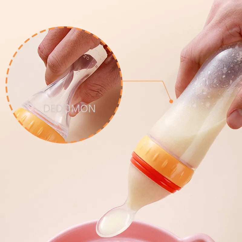 SILICONE BABY SPOON FEEDER