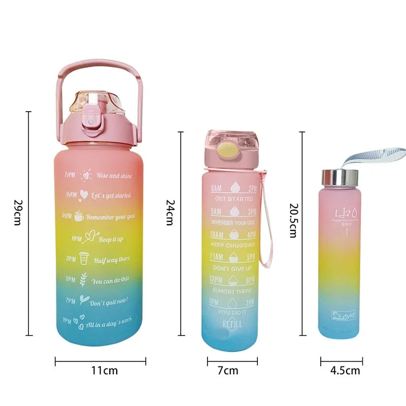 PACK OF 3 HYDRATED BOTTLES SET