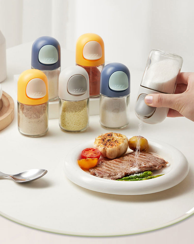 SALT & PEPPER PUSH BOTTLES