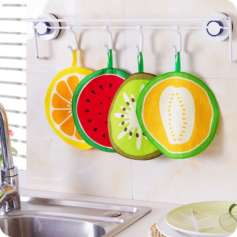 FRUITS PRINTED KITCHEN CLEANING TOWEL