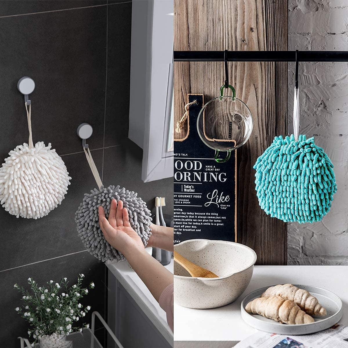 MICROBRE ROUND HAND TOWEL