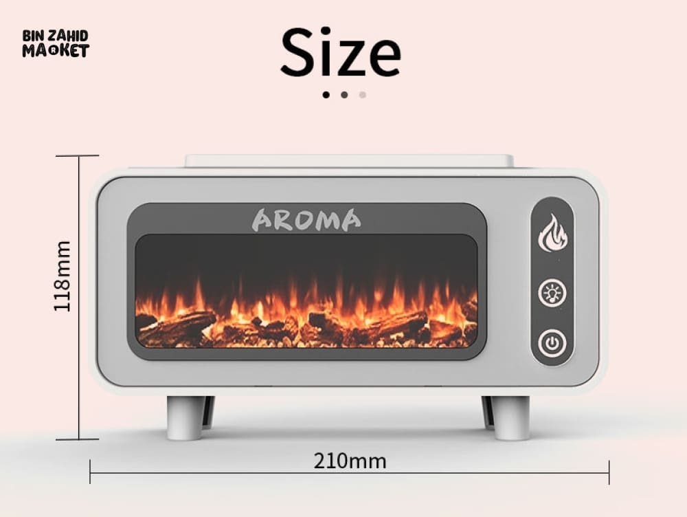 AROMA FIREPLACE AIR HUMIDIFIER