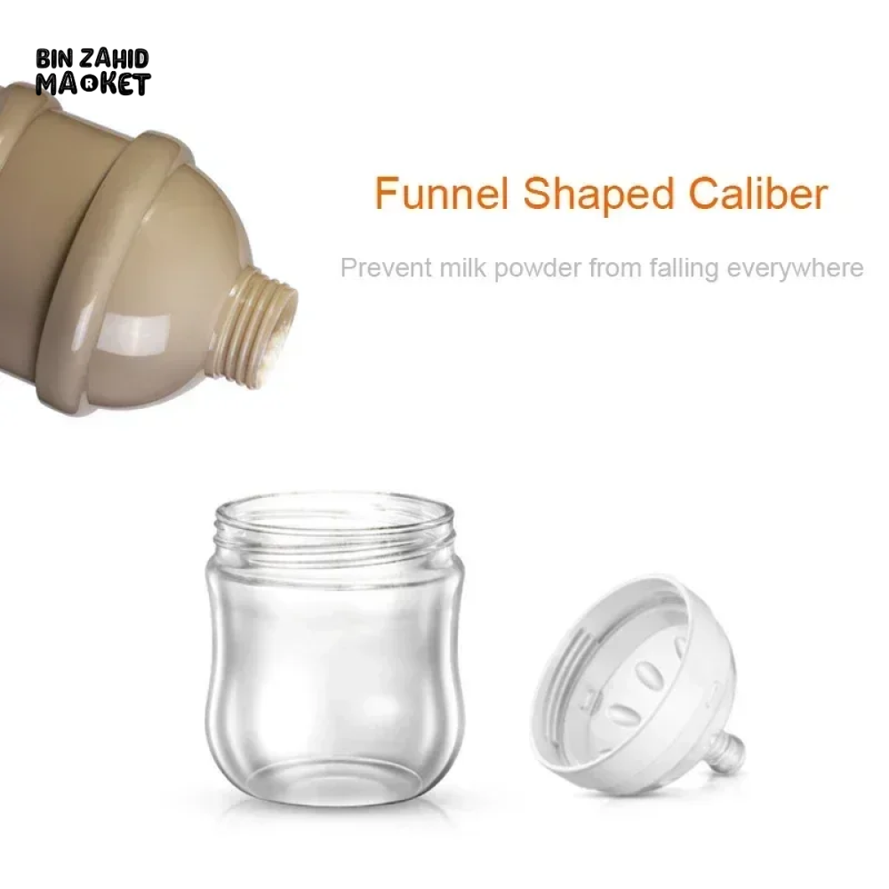 PORTABLE BABY MILK POWDER BOX REMOVABLE & EASY-TO-CARRY TODDLER SNACK CONTAINER