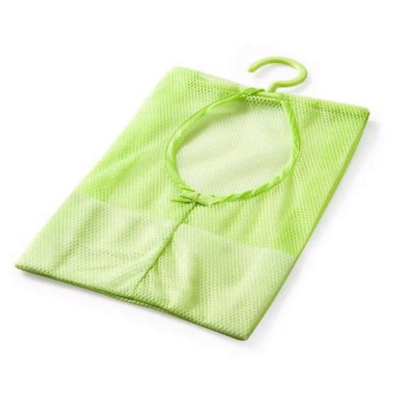 BATHROOM HANGING BREATHABLE MESH BAG