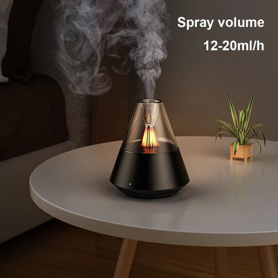 VOLCANIC AROMA HUMIDIFIER WITH NIGHT LIGHT