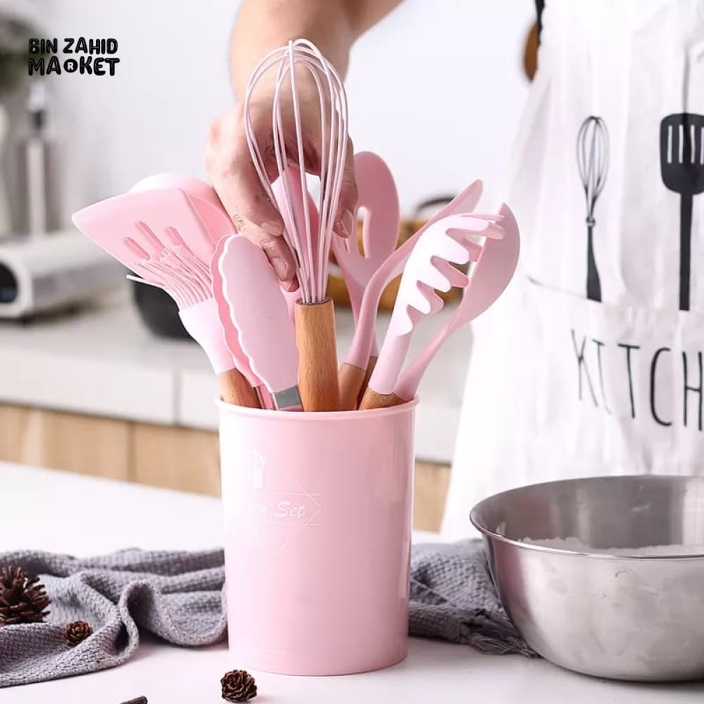 12 PIECES SILICONE UTENSIL SET