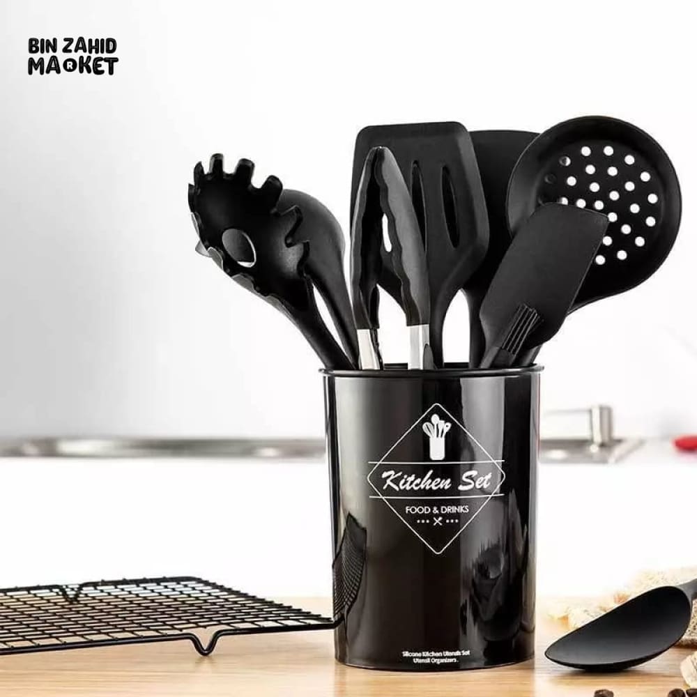 12 PIECES SILICONE UTENSIL SET
