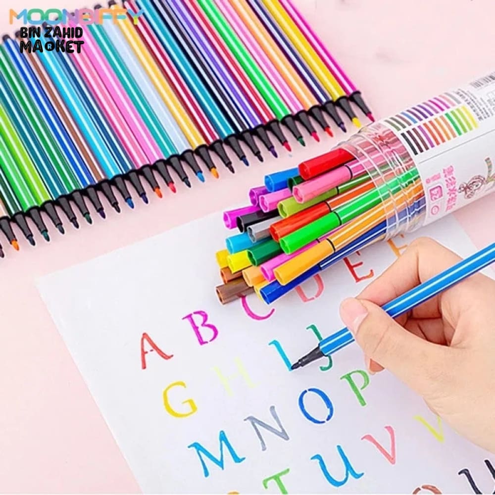 12 PIECES WATER COLORS PEN SET