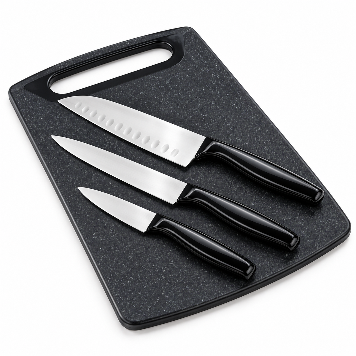 Danny Home Kitchen Knife And Cutting Board Set - 3 Pieces