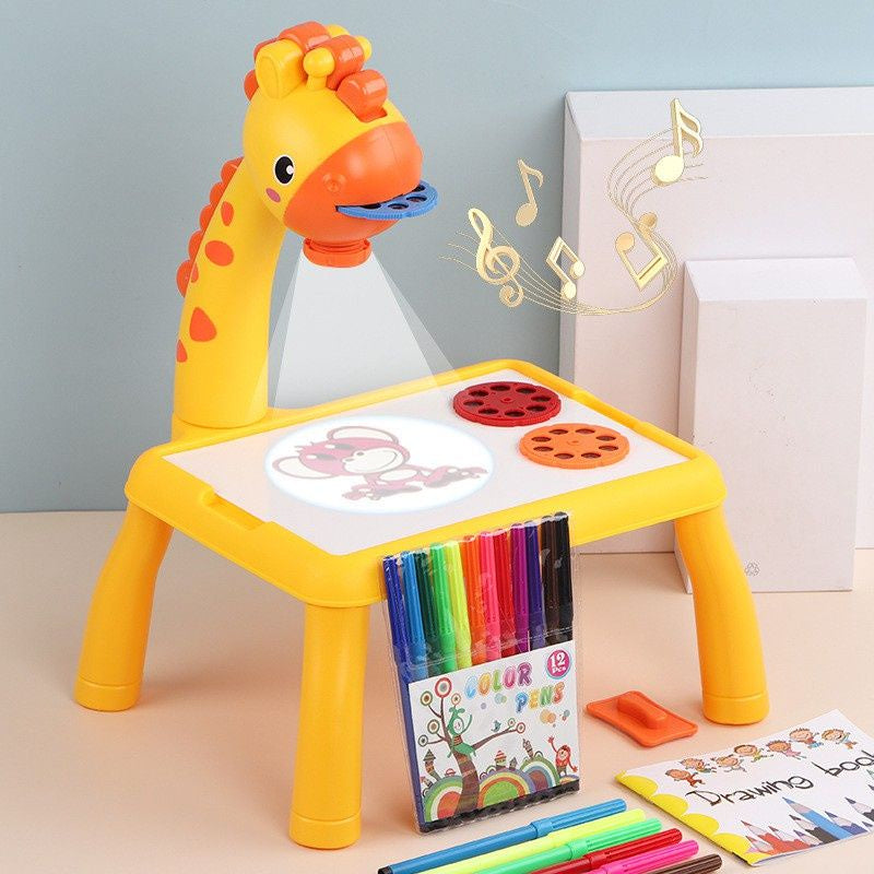 CHILDREN GIRAFFE PROJECTION DRAWING BOARD