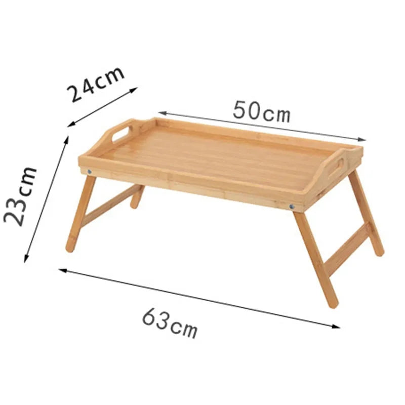 BAMBOO BED TABLE TRAY