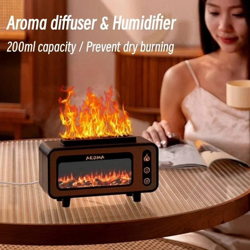 AROMA FIREPLACE AIR HUMIDIFIER