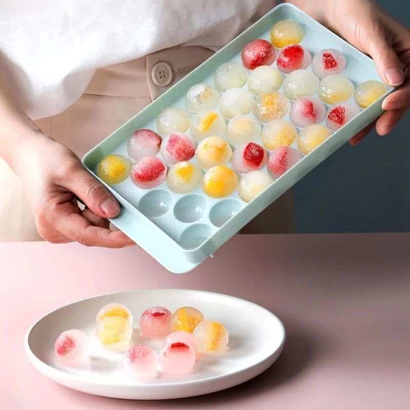 ICE BALL TRAY WITH LID