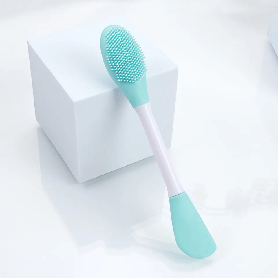 DUAL HEADED SILICONE MASK AND CLEANSING BRUSH