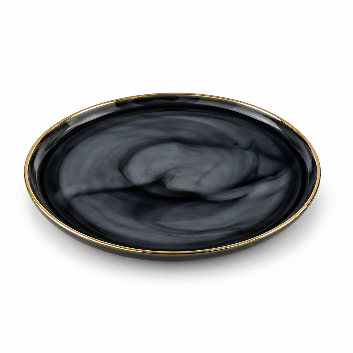 Danny Home Gold Rim Plate - 8 Inches