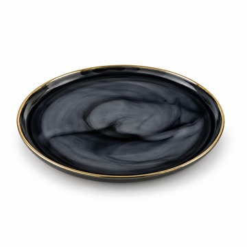 Danny Home Gold Rim Plate - 8 Inches